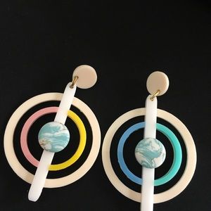 MELODY EHSANI Acrylic Pastel Earrings #DO
